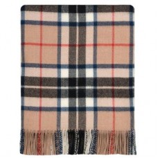 Lambswool Blanket - Thomson Camel Tartan